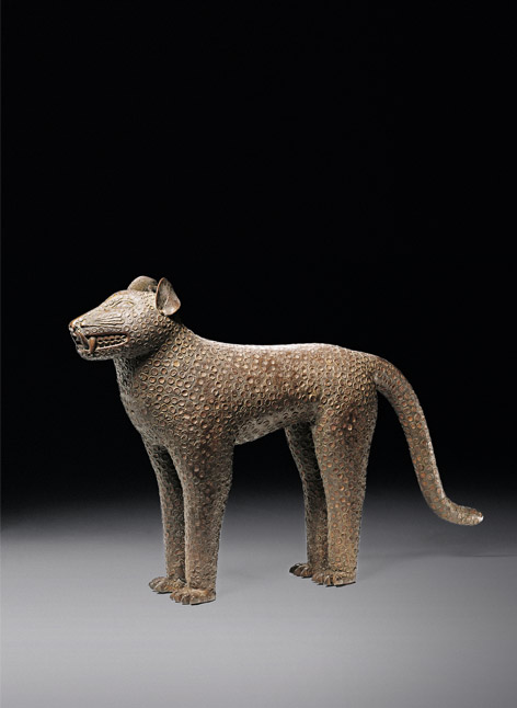 Leoparden-Aquamanile, Königreich Benin, 17. Jahrhundert 