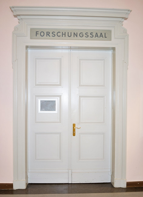 The reading room doors The reading room doors