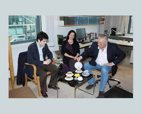 Michael Barenboim, Julia Spinola und Heinz von Loesch im Gespräch über Interpretation © SPK/Ronald Dick Michael Barenboim, Julia Spinola und Heinz von Loesch im Gespräch über Interpretation