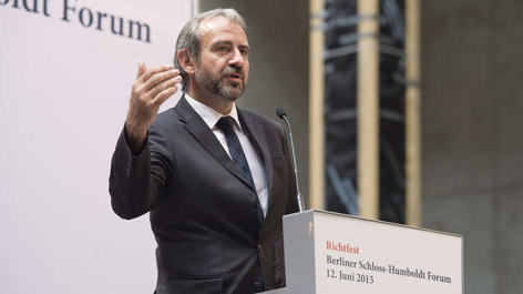 Hermann Parzinger während seiner Rede am 12. Juni 2015 Hermann Parzinger während seiner Rede