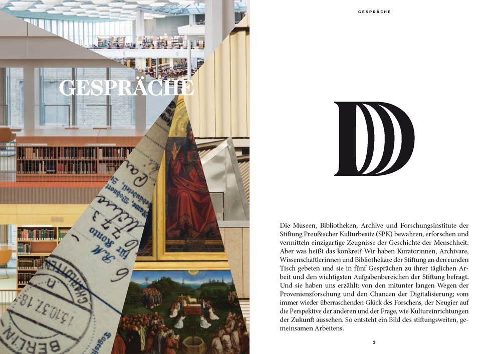 Gespräche: Worin besteht die tägliche Arbeit in der SPK? Woran arbeiten die Kuratorinnen, Archivare, Wissenschaftlerinnen und Bibliothekare?  (opens enlarged image)