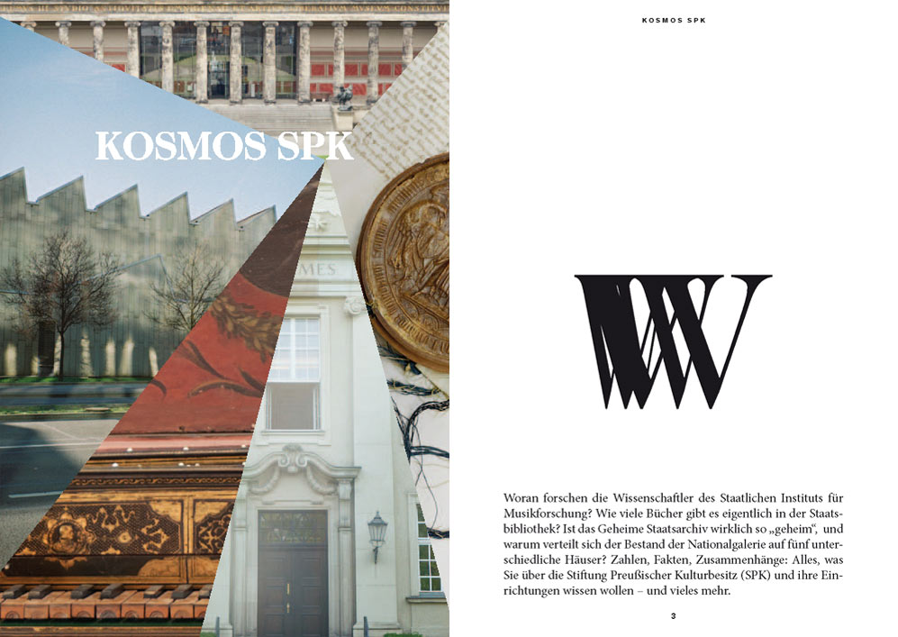 Kosmos SPK: Zahlen, Fakten und Zusammenhänge über die Stiftung Preußischer Kulturbesitz und ihre Einrichtungen. (opens enlarged image)