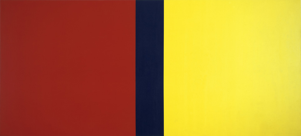 “Who’s Afraid of Red, Yellow, and Blue IV”, a painting by Barnett Newman
