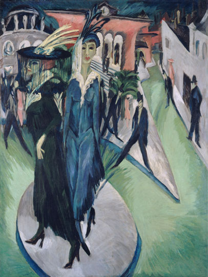 “Potsdamer Platz”, a painting by Ernst Ludwig Kirchner