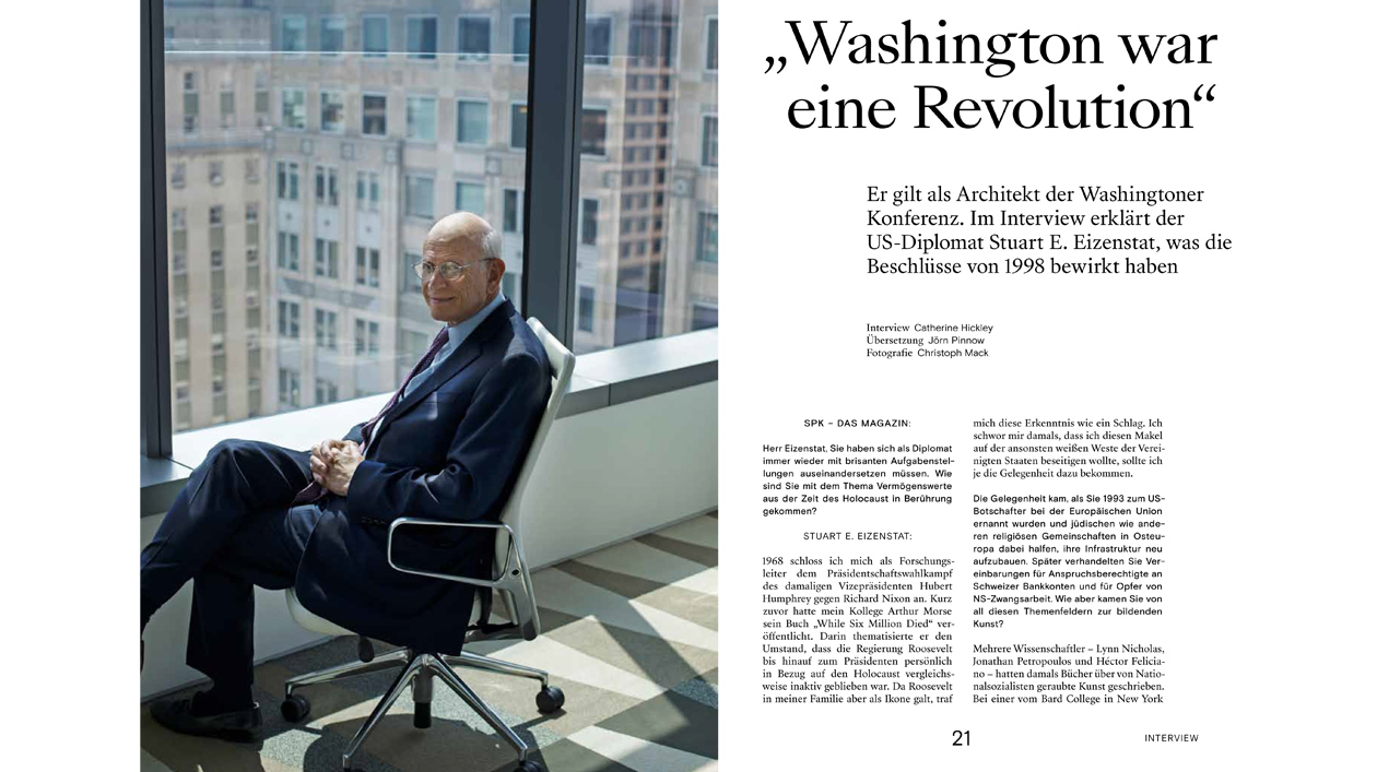 Ausschnitt aus dem Artikel Washington war eine Revolution im SPK-Magazin. (opens enlarged image)