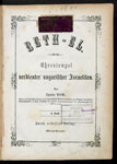 Titelblatt von Ignaz Reich: Beth-el (1868), Staatsbibliothek zu Berlin Ez 10429-1/2 Titelblatt von Ignaz Reich: Beth-el (1868), Staatsbibliothek zu Berlin Ez 10429-1/2