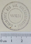 Besitzstempel der IKG Wien Besitzstempel der IKG Wien