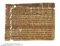 Papyrus aus Elephantine Papyrus aus Elephantine