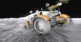 3D-digitalisiertes Mondauto 3D-digitalisiertes Mondauto
