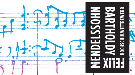 Ausschnitt aus Plakat des Felix Mendelssohn Bartholdy Hochschulwettbewerbs (öffnet Vergrößerung des Bildes)