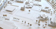 Architectural model of the Kulturforum