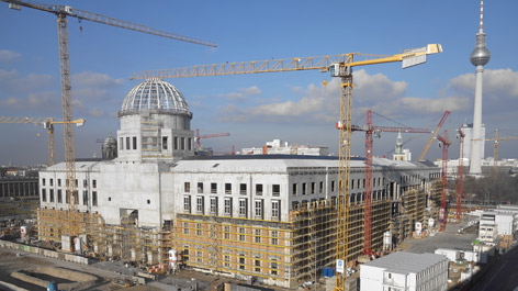 Bauarbeiten am Berliner Schloss Bauarbeiten am Berliner Schloss