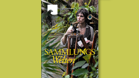 Cover von "Sammlungswelten" © Christóbal Corral / Boje Buck & Lotos-Film; Illustration: Anja Stiehler/Jutta Fricke Illustrators Cover von "Sammlungswelten"
