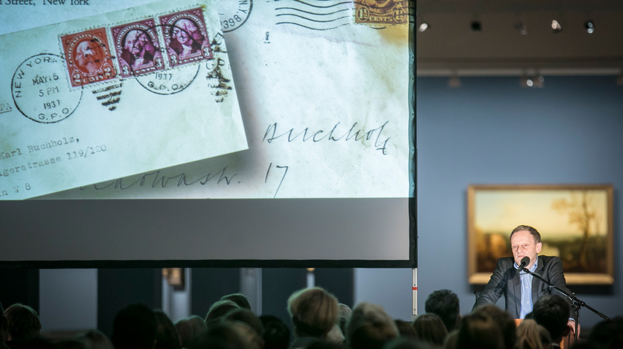 Vortrag beim PREP-Event 2017 in der Berliner Gemäldegalerie © SPK/photothek.net/Florian Gaertner Vortrag beim PREP-Event 2017 in der Berliner Gemäldegalerie