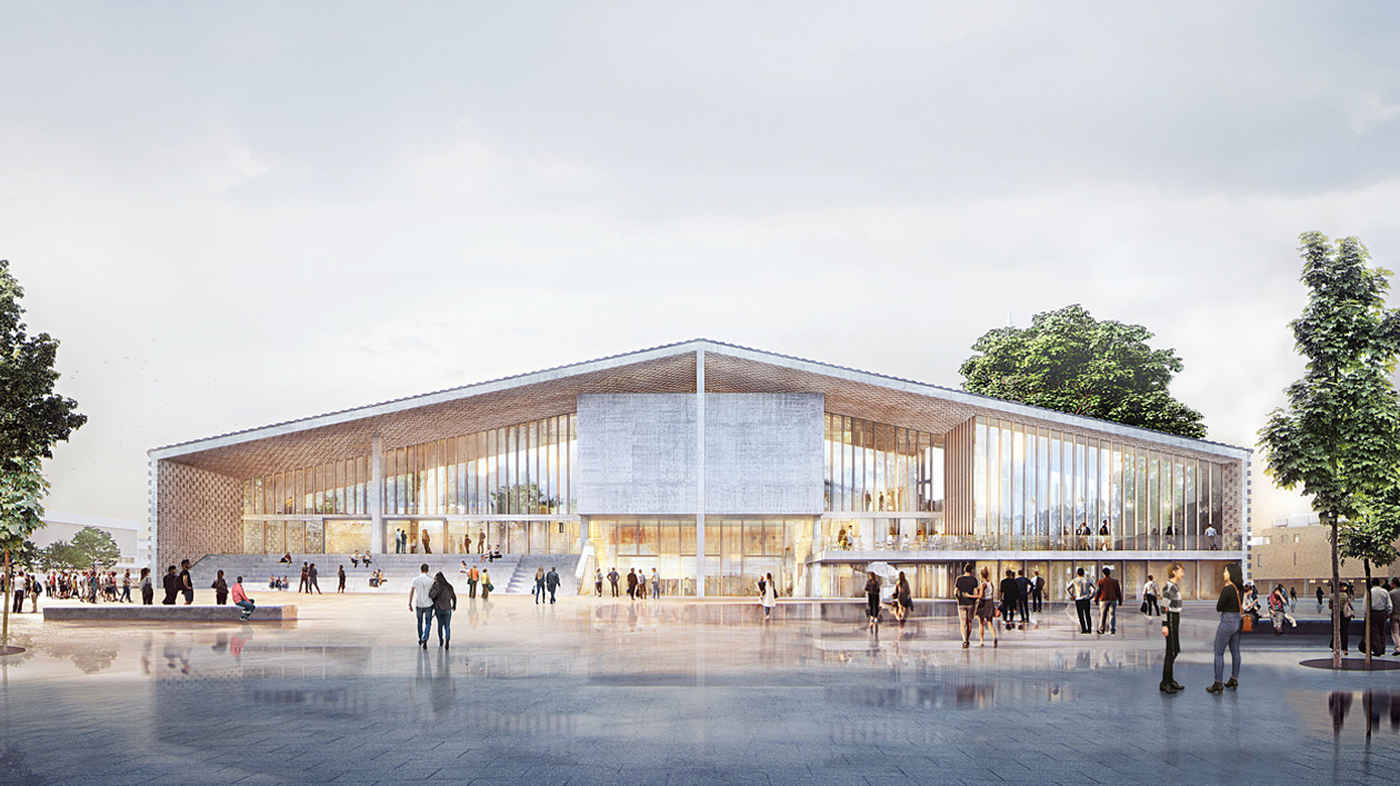 © Herzog & de Meuron So wird die Ostfassade des Museums des 20. Jahrhunderts aussehen