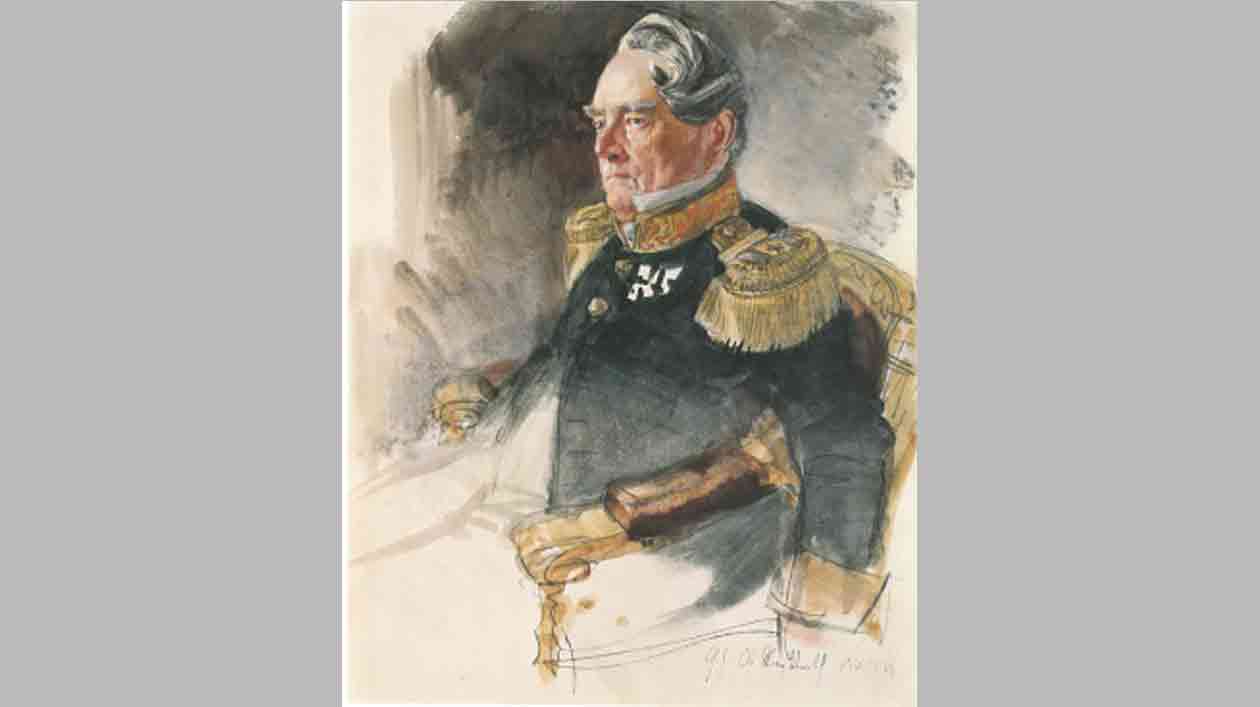 Bildnis des Geheimen Oberregierungsrat Knerk, 1865 Bildnis des Geheimen Oberregierungsrat Knerk, 1865