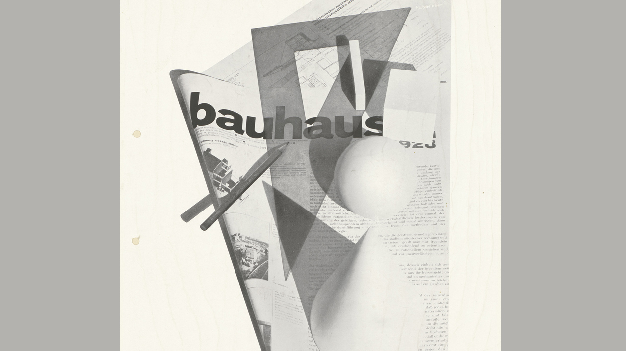 László Moholy-Nagy: Wohin geht die typographische Entwicklung, Tafel 58, Collage, 1929