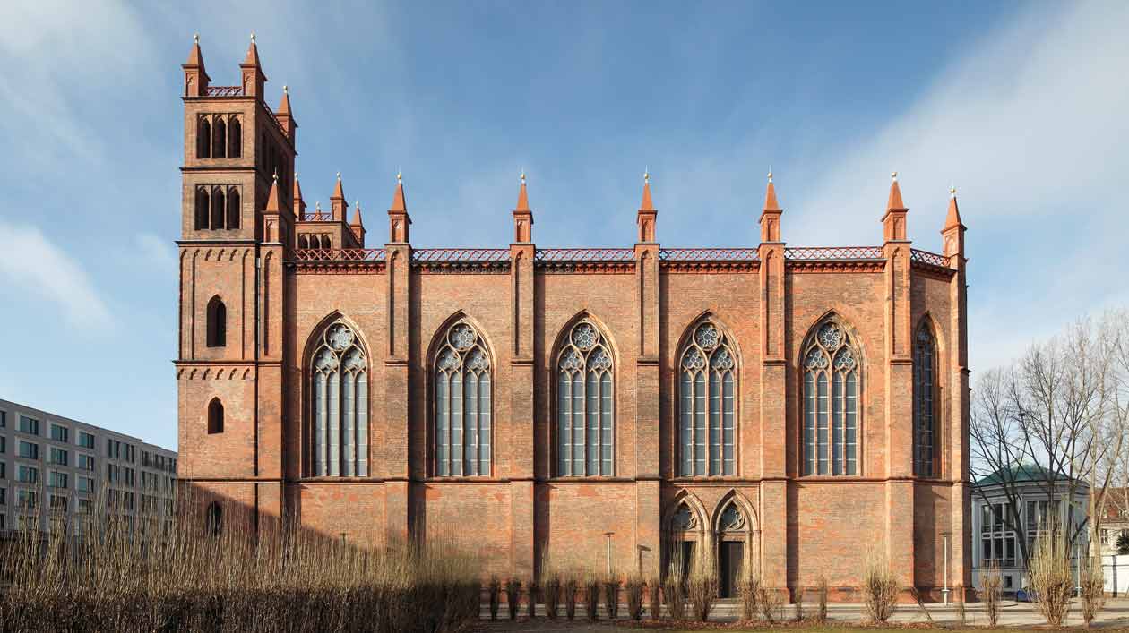 Die Friedrichswerdersche Kirche vor der Umbauung Friedrichswerdersche Kirche