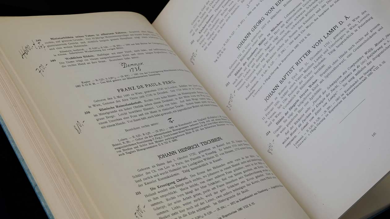 Annotierter Auktionskatalog (1912) Annotierter Auktionskatalog (1912)
