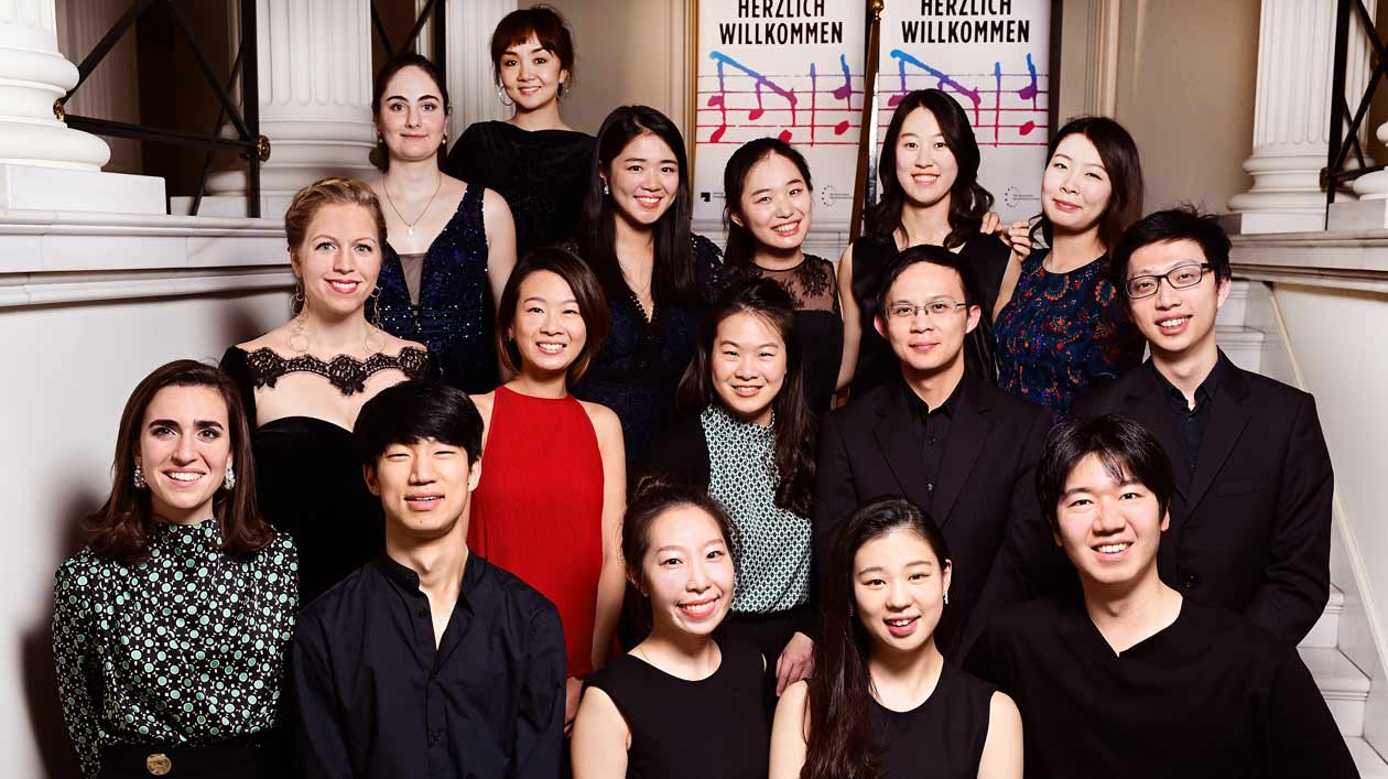 Preisträgerinnen und Preisträger des Felix Mendelssohn Bartholdy Hochschulwettbewerbs 2020 Gruppenbild der Preisträgerinnen