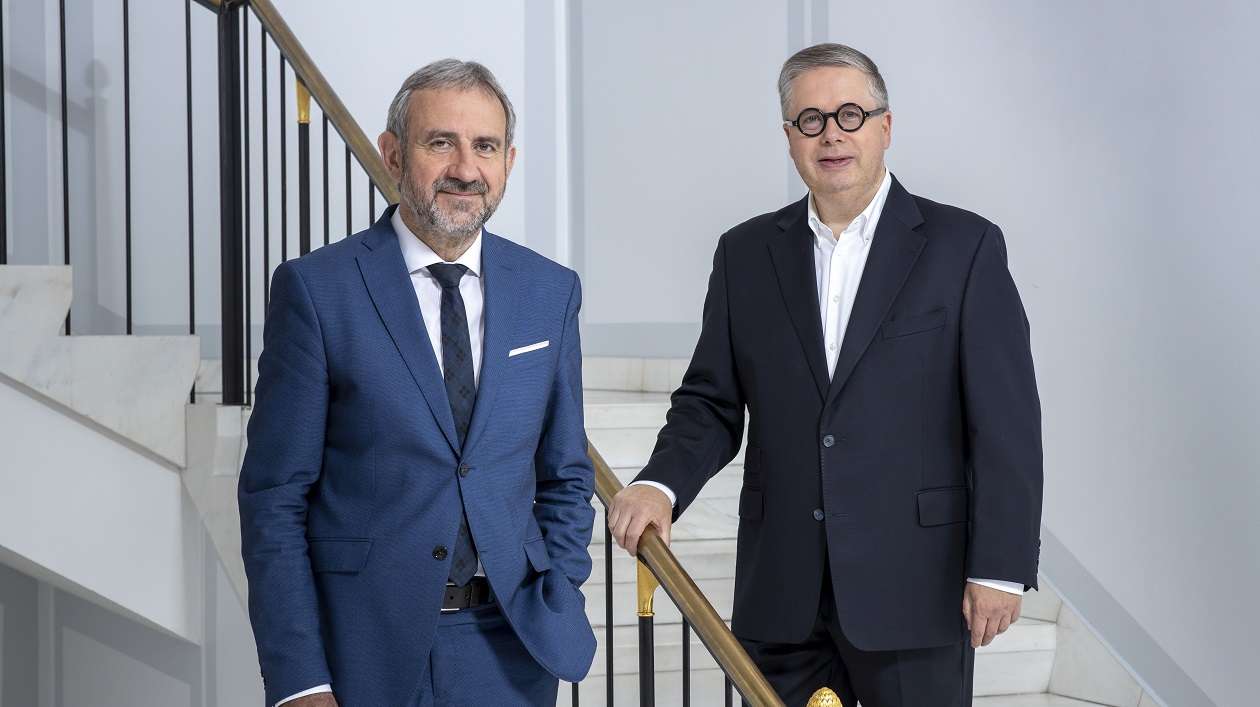 Thorsten Strauß steht weiter an der Spitze des Kuratoriums Preußischer Kulturbesitz Hermann Parzinger und Thorsten Strauß