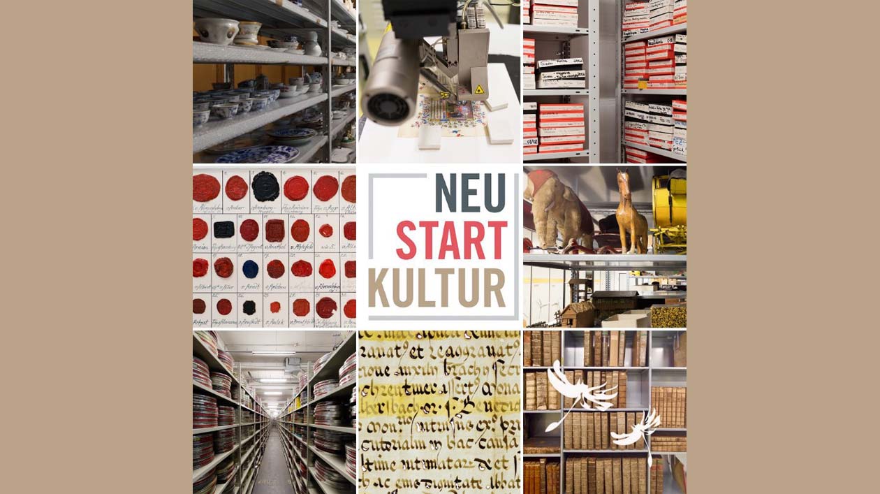 DBB Neustart Kultur Mosaic of different pictures