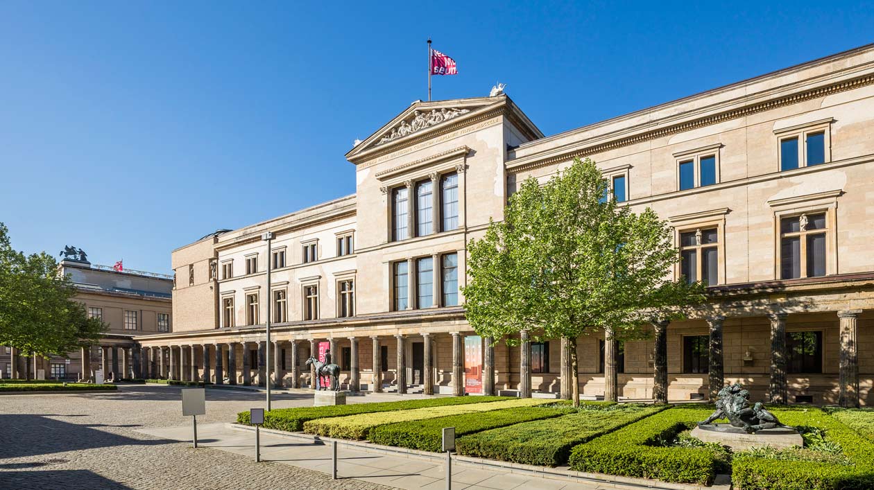 Ansicht der Fassade des Neuen Museums