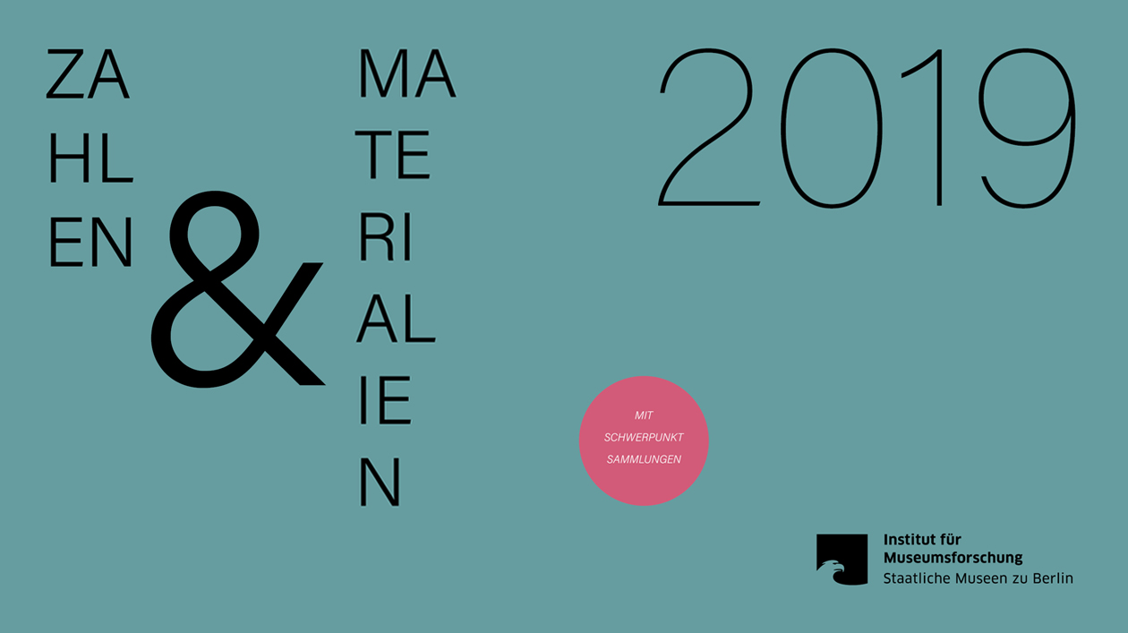 Graphic with title "Zahlen und Materialien 2019"