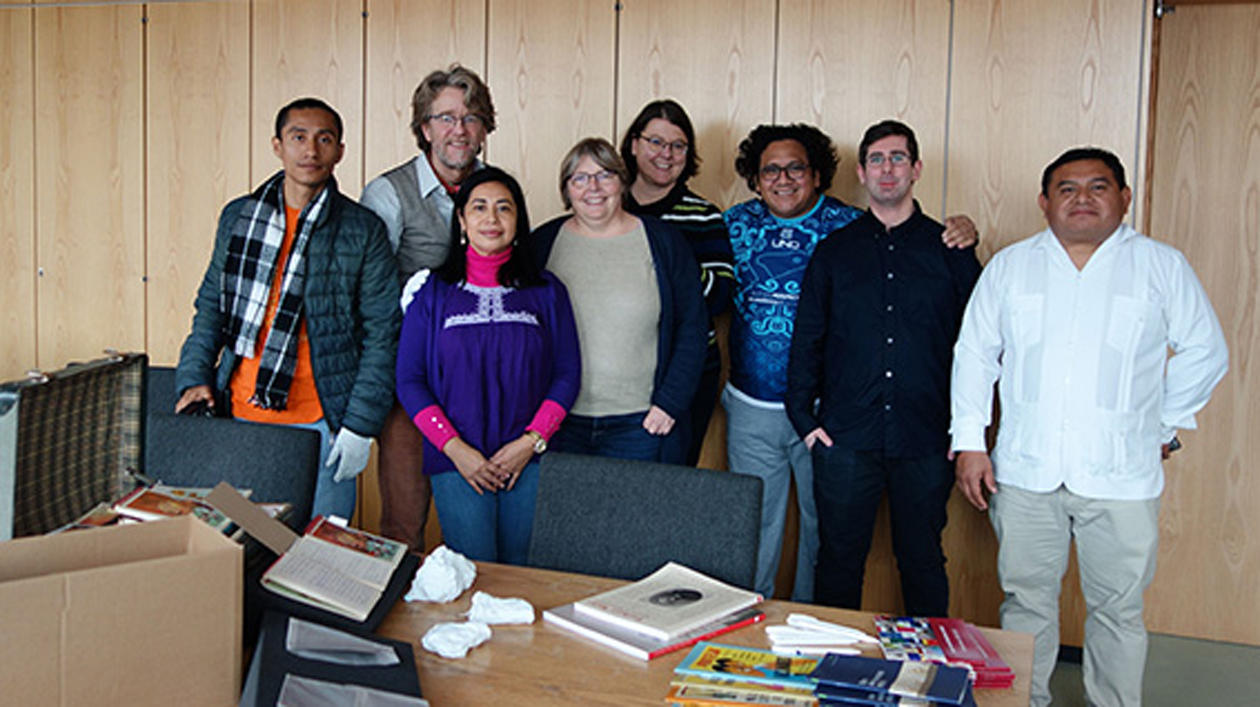 Indigene Wissenschaftler*innen aus Mexiko zu Besuch Gruppenfoto