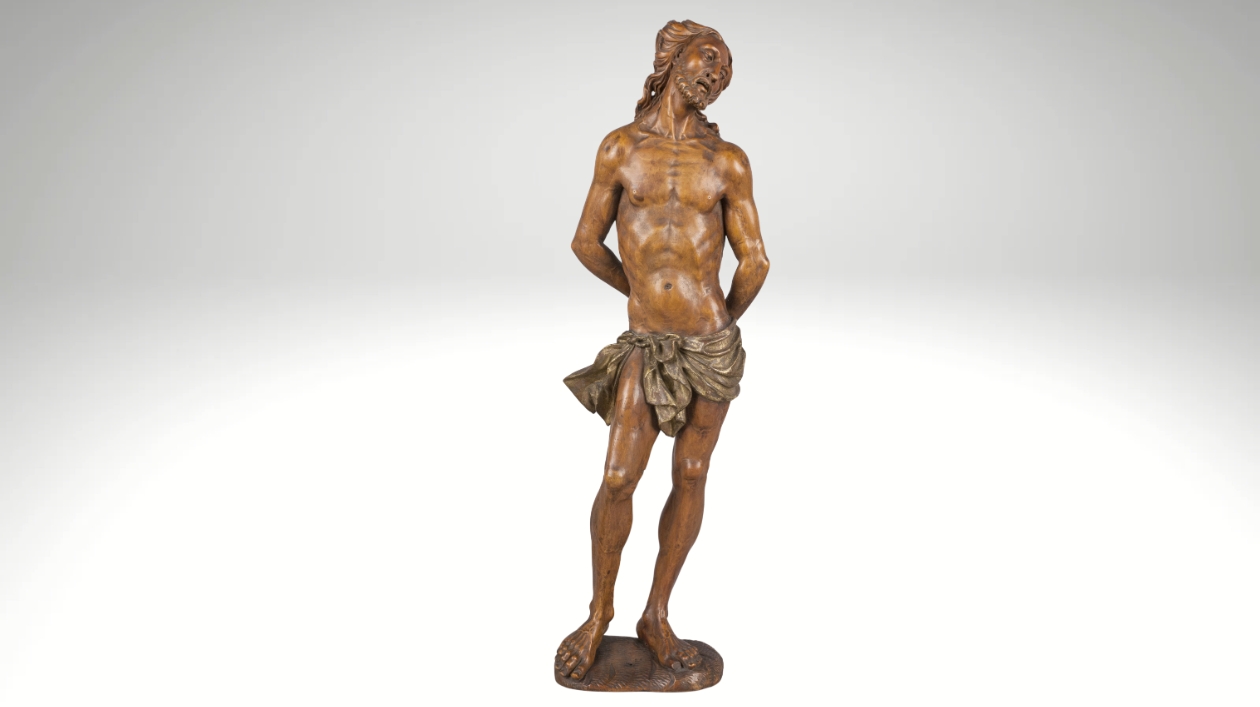 Fotografie einer Holzstatuette