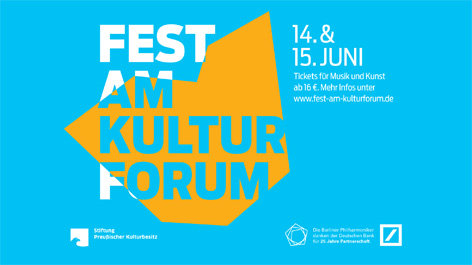 Plakat des Fests am Kulturforum