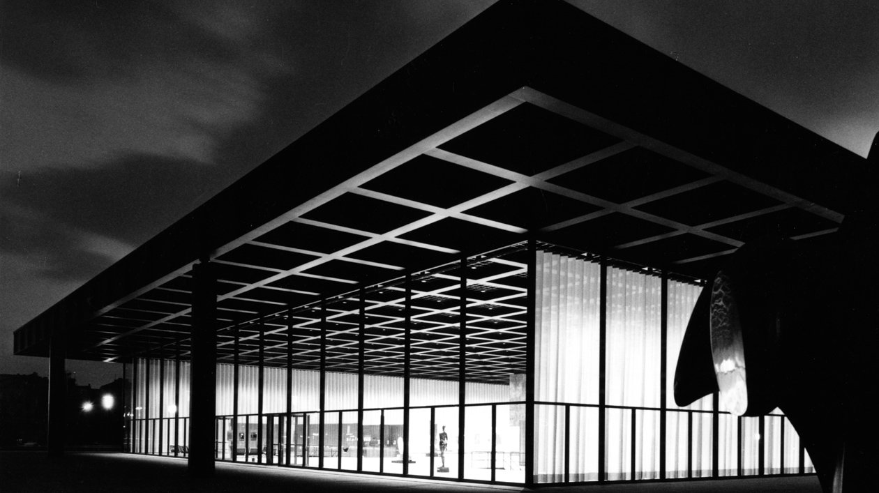Die Neue Nationalgalerie kurz nach ihrer Eröffnung Die Neue Nationalgalerie kurz nach ihrer Eröffnung