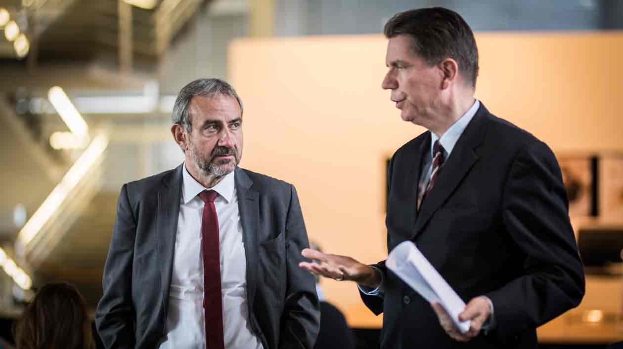 Hermann Parzinger und Lars-Christian Koch